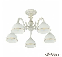 Потолочная люстра Arte Milano 346410/5 WT+G