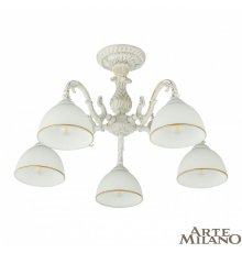 Потолочная люстра Arte Milano 346410/5 WT+G