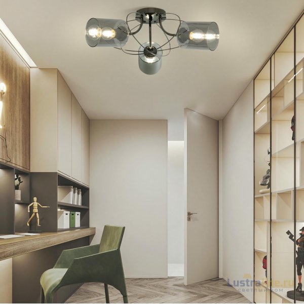 Потолочная люстра Arte Milano Napoli 336336/3 BK Потолочная люстра Arte Milano Napoli 336336/3 BK