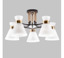 Потолочная люстра IMEX MD.5692-5-S-COFFEE+FGD Потолочная люстра IMEX MD.5692-5-S-COFFEE+FGD