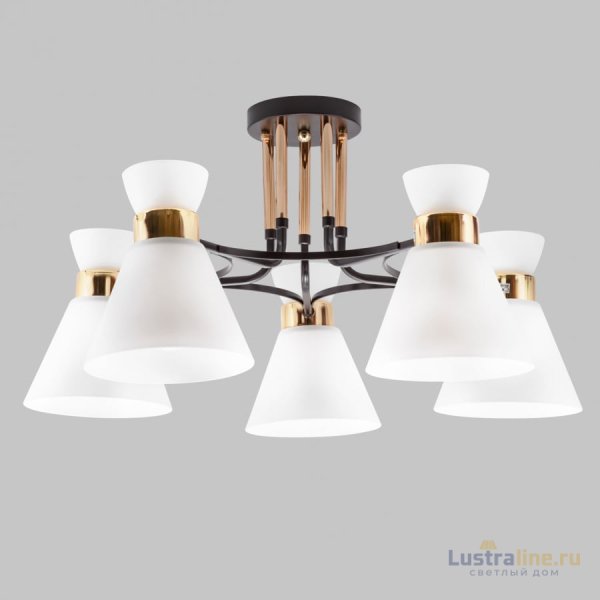 Потолочная люстра IMEX MD.5692-5-S-COFFEE+FGD