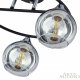 Потолочная люстра Arte Milano Amalfi 322403/3 BK+CR