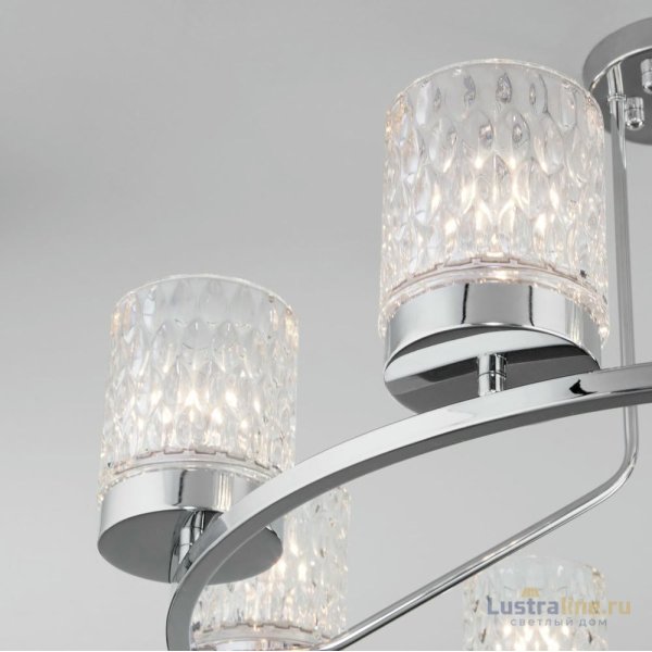 Потолочная люстра Eurosvet Calle 60127/8 хром Потолочная люстра Eurosvet Calle 60127/8 хром