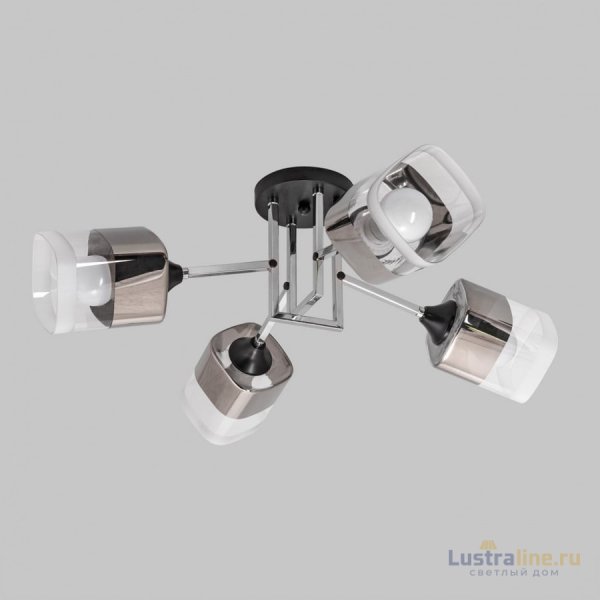Потолочная люстра IMEX MD.2184-4-S-BK+CH