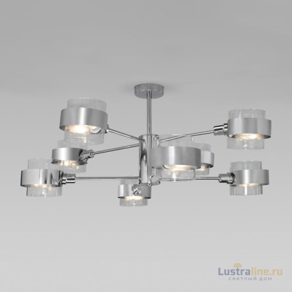 Потолочная люстра Eurosvet Arcada 70127/8 хром Потолочная люстра Eurosvet Arcada 70127/8 хром