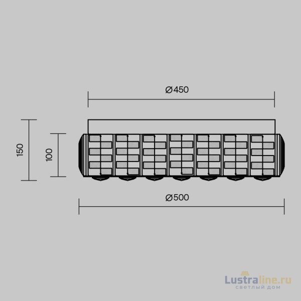 Потолочная люстра Maytoni Castello MOD336CL-L100G3K Потолочная люстра Maytoni Castello MOD336CL-L100G3K