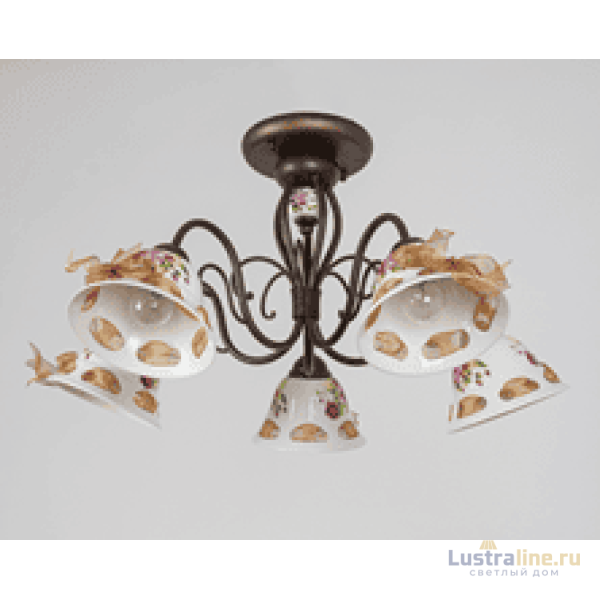 Потолочная люстра Abrasax Emilia MDK9424/5B Coffee