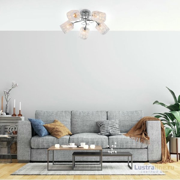 Потолочная люстра Escada Aronia 1106/5PL Потолочная люстра Escada Aronia 1106/5PL
