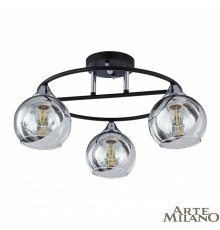 Потолочная люстра Arte Milano Amalfi 322403/3 BK+CR
