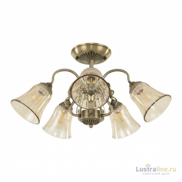 Потолочная люстра Arte Milano 340800/5 AB Потолочная люстра Arte Milano 340800/5 AB