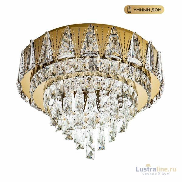 Потолочная люстра LED4U L9437-500 GD с УД