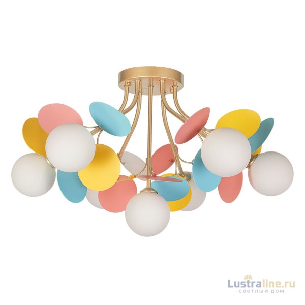 Потолочная люстра Arte Lamp Peacock A1369PL-7MD