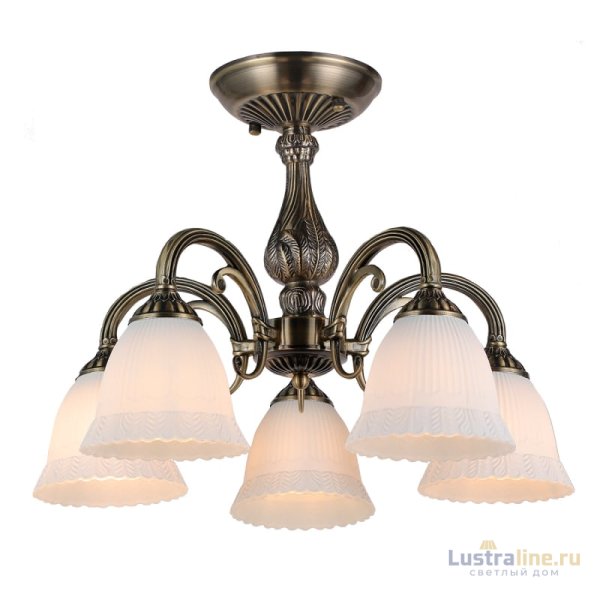 Потолочная люстра Escada Versailles 1114/5PL Bronze Потолочная люстра Escada Versailles 1114/5PL Bronze