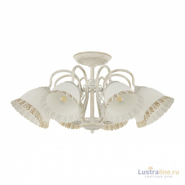 Потолочная люстра Arte Milano 340800/8 WT+G Потолочная люстра Arte Milano 340800/8 WT+G