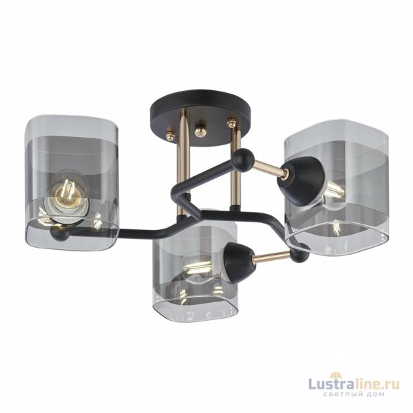 Потолочная люстра Arte Milano Amalfi 324308/3 BK+FG Потолочная люстра Arte Milano Amalfi 324308/3 BK+FG