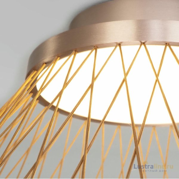 Потолочная люстра Eurosvet Cesta 40019/1 LED коричневый a069291 Потолочная люстра Eurosvet Cesta 40019/1 LED коричневый a069291