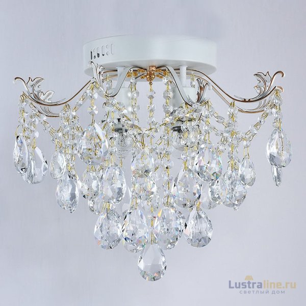 Потолочная люстра Reluce 04037-0.3-04 WH+GOLD PN Потолочная люстра Reluce 04037-0.3-04 WH+GOLD PN