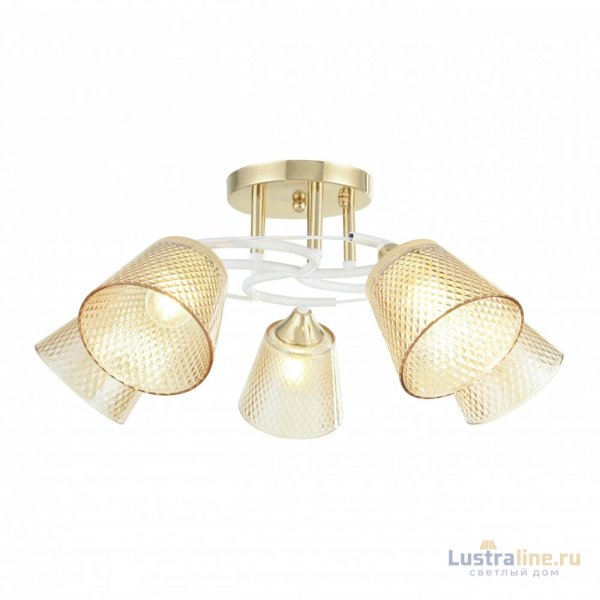 Потолочная люстра Arte Milano Amalfi 323006/5 FG+WT Потолочная люстра Arte Milano Amalfi 323006/5 FG+WT