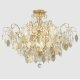 Потолочная люстра Crystal Lux ESMIRALDA PL9 GOLD