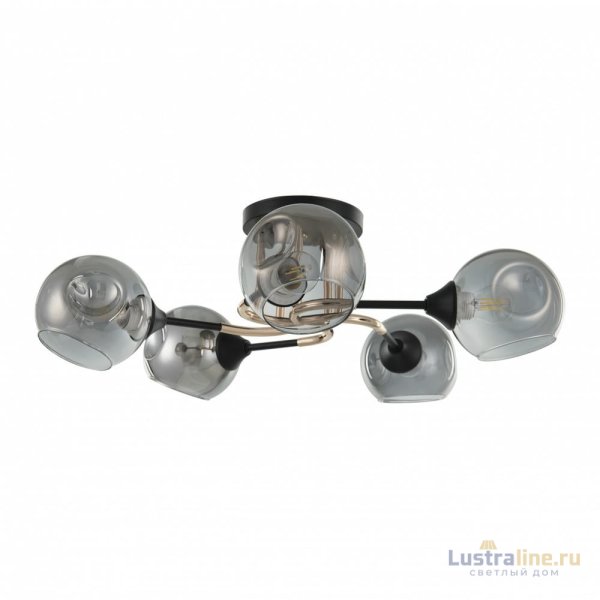 Потолочная люстра Arte Milano Amalfi 328419/5 FG+BK Потолочная люстра Arte Milano Amalfi 328419/5 FG+BK