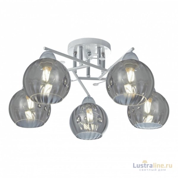 Потолочная люстра Arte Milano Amalfi 326508/5 WH+CR Потолочная люстра Arte Milano Amalfi 326508/5 WH+CR
