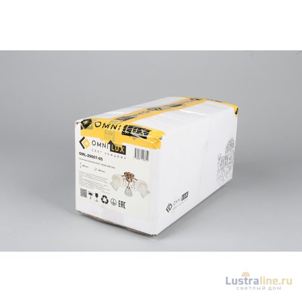 Потолочная люстра Omnilux Caldiero OML-29007-05 Потолочная люстра Omnilux Caldiero OML-29007-05