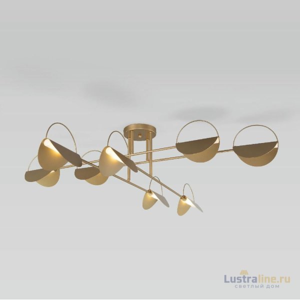 Потолочная люстра Eurosvet Grazia 70148/8 золото a062039 Потолочная люстра Eurosvet Grazia 70148/8 золото a062039
