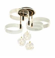 Потолочная люстра LED4U L1040-750 BK