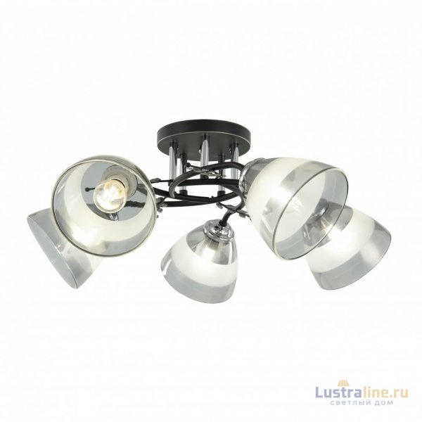 Потолочная люстра Arte Milano Amalfi 327685/5A BK+CR Потолочная люстра Arte Milano Amalfi 327685/5A BK+CR