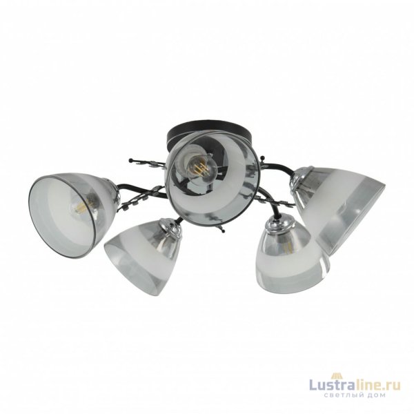 Потолочная люстра Arte Milano Amalfi 327685/5A BK+CR Потолочная люстра Arte Milano Amalfi 327685/5A BK+CR