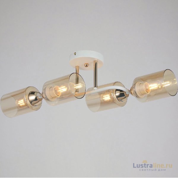 Потолочная люстра Illumico IL8148-4COU-79 WH GD Bice