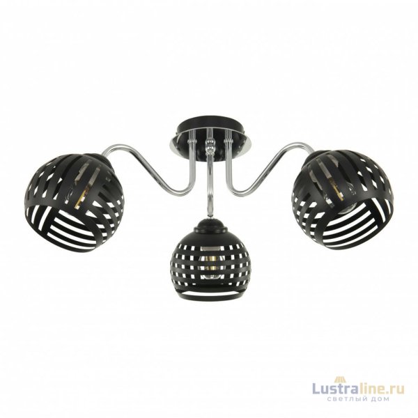 Потолочная люстра Arte Milano Amalfi 325107/3 BK.CR Потолочная люстра Arte Milano Amalfi 325107/3 BK.CR