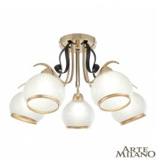 Потолочная люстра Arte Milano Amalfi 323306/5 FG+BK