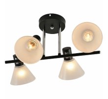 Потолочная люстра Reluce 01553-3.3-04B BK+CR