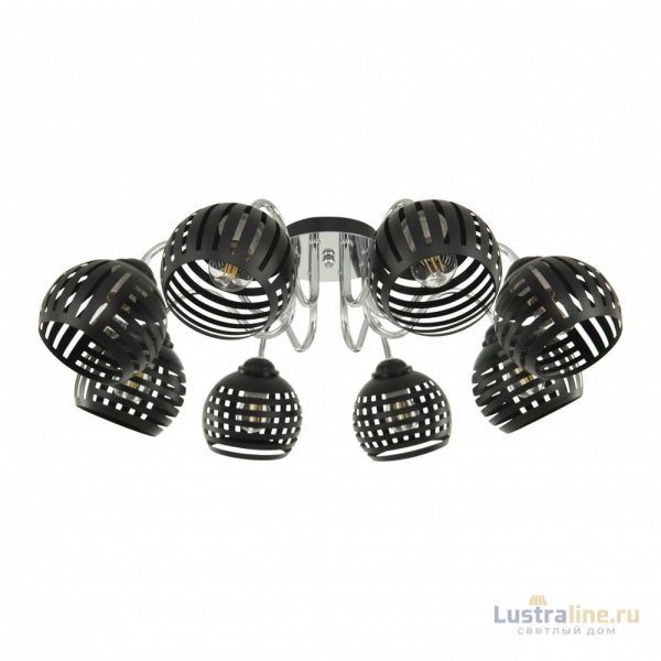 Потолочная люстра Arte Milano Amalfi 325107/8 BK.CR Потолочная люстра Arte Milano Amalfi 325107/8 BK.CR