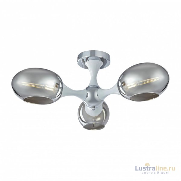 Потолочная люстра Arte Milano Napoli 329408/3 CR+WH Потолочная люстра Arte Milano Napoli 329408/3 CR+WH