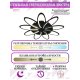 Потолочная люстра Natali Kovaltseva Holder HIGH-TECH LED LAMPS 82009 BLACK