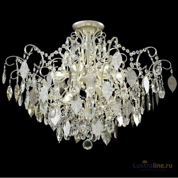 Потолочная люстра Crystal Lux ESMIRALDA PL9 SILVER Потолочная люстра Crystal Lux ESMIRALDA PL9 SILVER