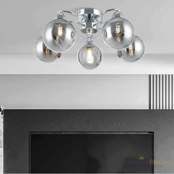 Потолочная люстра Arte Milano Amalfi 329207/5 CR Потолочная люстра Arte Milano Amalfi 329207/5 CR