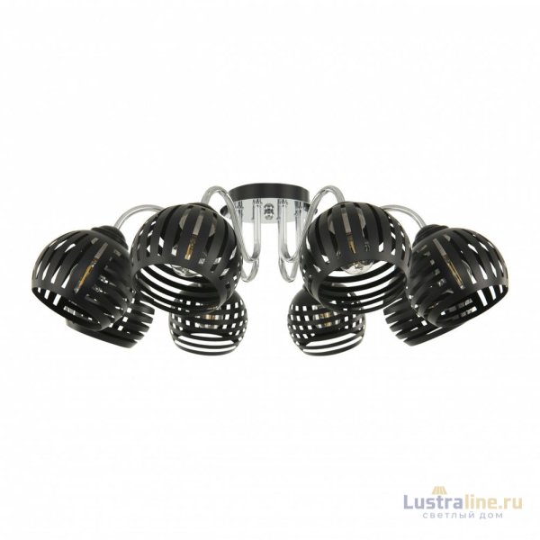 Потолочная люстра Arte Milano Amalfi 325107/8 BK.CR Потолочная люстра Arte Milano Amalfi 325107/8 BK.CR