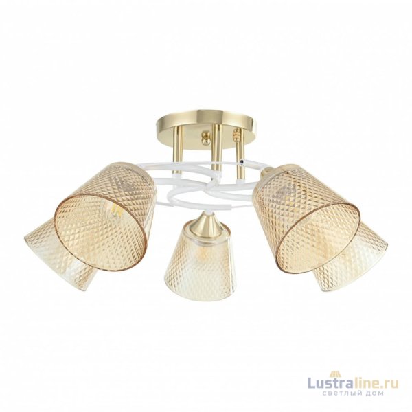 Потолочная люстра Arte Milano Amalfi 323006/5 FG+WT Потолочная люстра Arte Milano Amalfi 323006/5 FG+WT