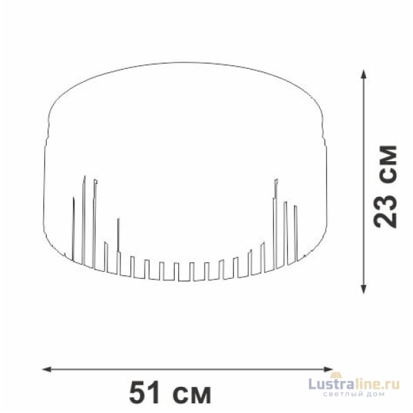 Потолочная люстра Vitaluce V5180-1/8PL Потолочная люстра Vitaluce V5180-1/8PL