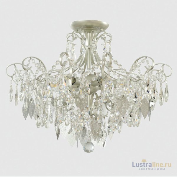 Потолочная люстра Crystal Lux ESMIRALDA PL6 SILVER
