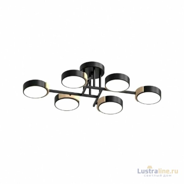 Потолочная люстра LED4U L3211-830 BK Потолочная люстра LED4U L3211-830 BK