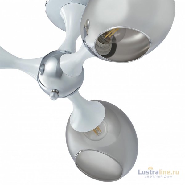 Потолочная люстра Arte Milano Napoli 329408/3 CR+WH Потолочная люстра Arte Milano Napoli 329408/3 CR+WH