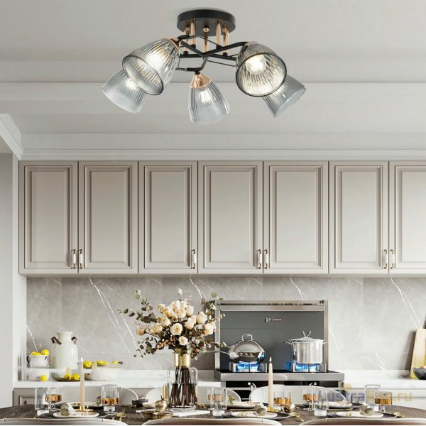 Потолочная люстра Arte Milano Amalfi 322610/5 BK+FG