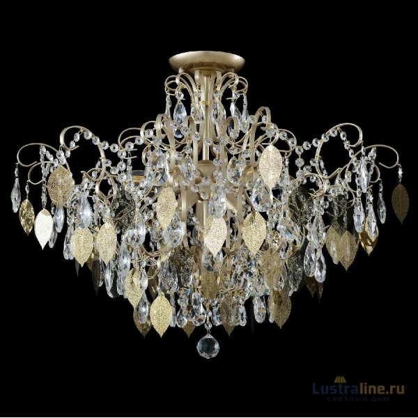 Потолочная люстра Crystal Lux ESMIRALDA PL9 GOLD
