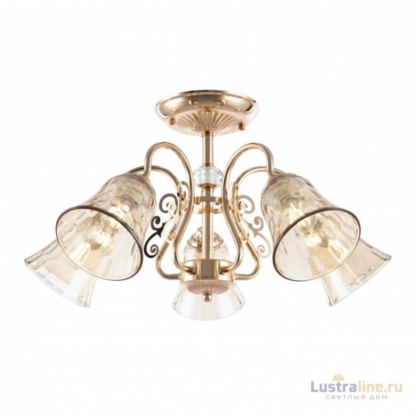 Потолочная люстра Arte Milano 340800/5 FGD Потолочная люстра Arte Milano 340800/5 FGD