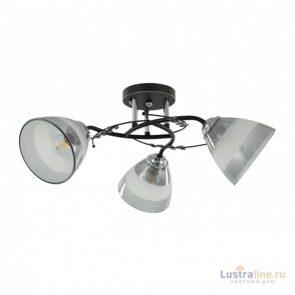 Потолочная люстра Arte Milano Amalfi 327685/3A BK+CR Потолочная люстра Arte Milano Amalfi 327685/3A BK+CR
