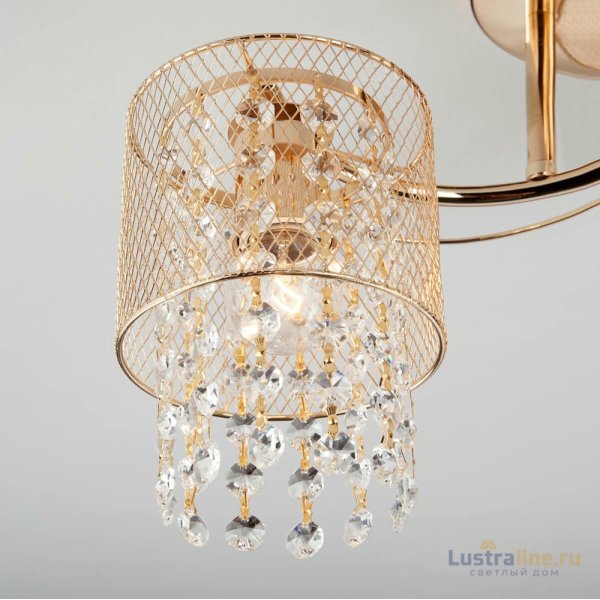 Потолочная люстра Eurosvet Bonnie 30137/3 золото Потолочная люстра Eurosvet Bonnie 30137/3 золото